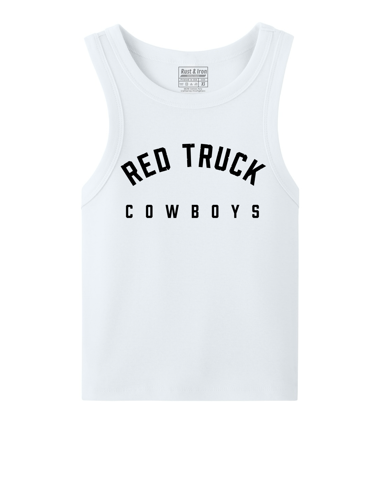 Women’s Varsity Tank-
Red Truck Cowboys